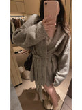 Cardigan Sweater ~ Lazy Knitted Shirt Early Autumn Big Cardigan Cashmere Jacket Autumn And Winter