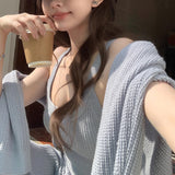 Beverly Old Money Slack Ceiling Rich Family Golden Wool Knitted Fashion Set