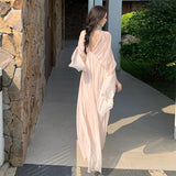 2026 New White Moonlight Chinese Holiday Fairy Dress Retro Temperament High-End Dress Temperament Two-Piece