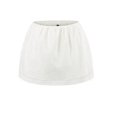 Wind Retro Red A-Dress Girl Summer New Hot Girl Thin Short Skirts Anti-Light Short Skirt