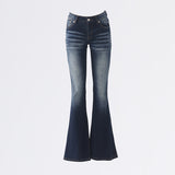 YC& Vintage Hottie Low-Rise Tiberating Autumn Horned Pants Jeans Women & Long Pants