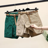 Casual Shorts Women 2025 Summer Dress New Half-Body Skirt Korean Version Thin A-Song Tight Waist Skirt Trousers Spring Autumn Tide