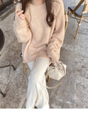 Resurrection Line ~ 48 Double-Sided Weaving Method Beloved Knitted Trousers Straight-Tight Hanging Casual Pants Woman