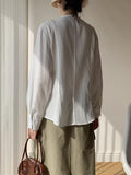 2026 Spring And Summer French V-Neck Lace Lace Hook Blace Sleed Sleep Shirt Women's Relaxed Comfort Premium Sense