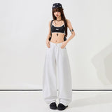 HYS/2026 Spring New & Breathy Soft Linen Cotton Leg Micro-Cut Jeans