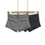Lyselle Knitted Shorts Girl Autumn Design Hottie Street Thin Roll Waist A Word Hot Pants Striped Pants