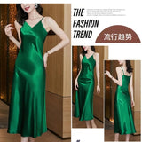 2026 Popular Women's New Large-Size Temperament Dress Long French A-Shaped Skirt Sling Skirt Sling Skirt Summer