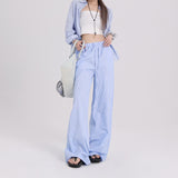 [HPA] Visual Manual | Walking Around | Thin Relaxed Striped Casual Pants Regular & Long