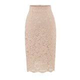 French Retro Lace Skirt Women's Summer New High-Rise Slimming Temperament Half-Dressed Skirt