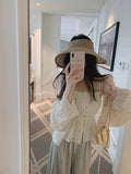 You White Butterfly Bee Buds Leth Vest Women With Sleeveless Tops Can Wear Commuting Models