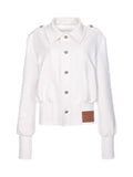 Spring And Autumn Korean High-Grade White Collar Jacket Thin Coat Women's New Loose Short Top