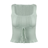 Polaberry Pampering French Knitted Sling Suit Women's Spring And Summer Temperament Dress Open Shirt