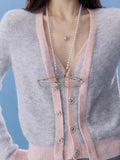 Saian Fragrant Breeze Haleece Two Small Fragrant Sweater Knitted Cardigan Two Sets Of Top Coat Women
