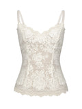 Audrey's Collection All-Fine Fake Two-Piece Design Lace Sling Inside The New Top