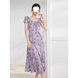Dress 2026 Summer New French Mature Elegant Temperament Floral Thin Dress