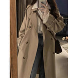 2026 New Spring And Autumn British Wind High-End Wind Coat Women In The Long Small Popular Kiqi Coat