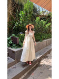 Broken Vest Sling Dress 2025 Spring And Summer New Popular Wear French Waist-Length Dress