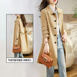 Women's Long-Term 2025 Spring And Autumn New Fashion Trend Temperament Loose Thin And Windwear Women's Clothing