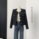 Small Fragrant Coat Women's Spring And Autumn New French Wind Blowing Street Loose Temperament Long-Sleeved Top