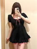 2026 New Swimsuit Women's Dress Conservative Students Cute Large Size Micro Fat Mm Thin Swimsuit