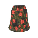 Vintage Oil Painting Flower Half-Dress Girl Spring And Summer New Design High-Waist Sexy A-Word Ass Short Skirt Printed Skirt
