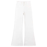 White High-Waisted Elastic Micro-Tipped Jeans Women In Spring 2026 New Non-Legged Thin Drag Trousers