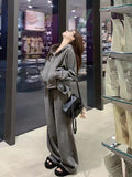 Sports Suit Women 2025 Spring And Autumn Students Korean Version Of Loose Thin Fashion Dress Casual Two Sets