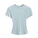 Kardashian's New Short-Sleeved T-Shirt With Spring And Summer Sexy Ants Round-Neck Tight-Up T-Shirts