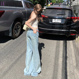 YC& Vintage Low-Rise Tice Trousers Slimming Spring And Summer Jeans Women & Trousers Lengthened