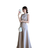 French Temperament Niche Irregular Cross-Summer Vertebry Vest Swing Skirt 2026 Summer New Fashion Suit