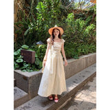 Broken Vest Sling Dress 2025 Spring And Summer New Popular Wear French Waist-Length Dress