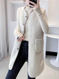Long-Term Vest Women In Autumn And Winter Long Imitation Lamb Wool Horse Clip Fashion New Gas Lady Coat Woman