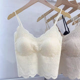 5879 # Sexy Lace Beauty Inside The Woman With Bra Bra Without Steel Ring Wearing Bottom Top Slings On The Back Of The Women's Slings