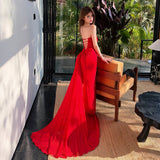 Romantic Braided Cross-Band Adjustment Red Mowing Light Wedding Dress Dress Dress Dress