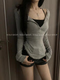 A085 # Human Cotton Woman Han Man's Body Hangs In The Body To Lead The Pure Desire To Super-Screat Hot Girl Micro-Permeable Two-Set