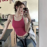 2874# Exploding Car Sewing Thread Sling Vest Cross-Back Care Machine All-In-One Chest Pad Sexy Large Bare Back