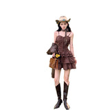 2025 Rough Mine Northwest Tourism Small Xinjiang Locomotive Leisure Sling Skirt