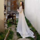 Super Fairy Vintage Ribbon Fairy Dress Dress Dress Dress Long Long Tail Senior Sleeping Dress