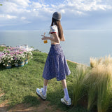 26 Trend| Spice Girls Wear Dopamine Folding Skirt Skirt + Corset A-Word Umbrella Skirt