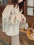 Easy Fur ~½¥s Grass Environmental Protection Marp Lady Autumn And Winter Temperament Fur Coat Light Luxury