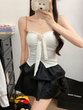 10101 # Sexy Hottie Hanging Neck Sling Vest Summer New Wear Small Scented Tector Blouse Tsets A Variety Of Ways