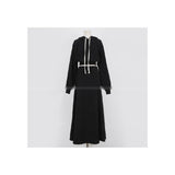 Casual Sports Set 2025 Autumn And Winter New Women's Hoodie High-Waist Aa Half-Dress Fashion Two-Piece Set