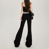 YC& Vintage Spice Girls Slim Skinny Fashion Stretch Stretch Horns And Horns Longer Autumn/Winter Casual Pants