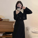 2025 Spring And Autumn New Fat MM Small Wicked Fashion Jacket Small Fragrant Style Skirt Trend Two Sets Of Women