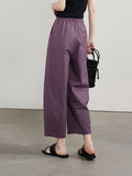 Special Counter Quality 2025 Summer New Loose Thin High Waist Commuting Nine Casual Broad-Legged Pants Balloon Pants
