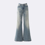 YC& Vintage Water Wash Low-Rise Hottie Horned Pants Lay Sense Of Early Autumn Jeans Women & Long Pants