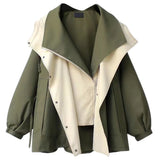 Long Wind Coat In The Waist Of The Female Version Of The New Women's Spring And Autumn Casual Popular Workwear Coat