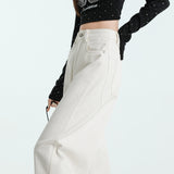 2163 Spring Dress New Three-Step Cut Cute Cute Jeans Women's Relaxed Design Sensing Banana Pants