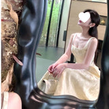 2026 New Summer Female Embroidery Wedding Dress Retro Temperament Slim Slimming Birthday Dress