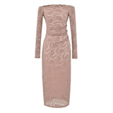 Famous Temperament Shoulder Repair Slimming After The Opening Of The Lace Dress Sexy Birthday Evening Dress New